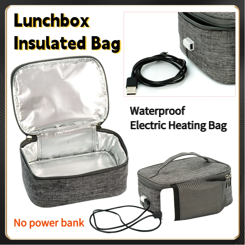 Food Storage For Camping - USB elektrikli ısıtma yalıtımlı öğle yemeği