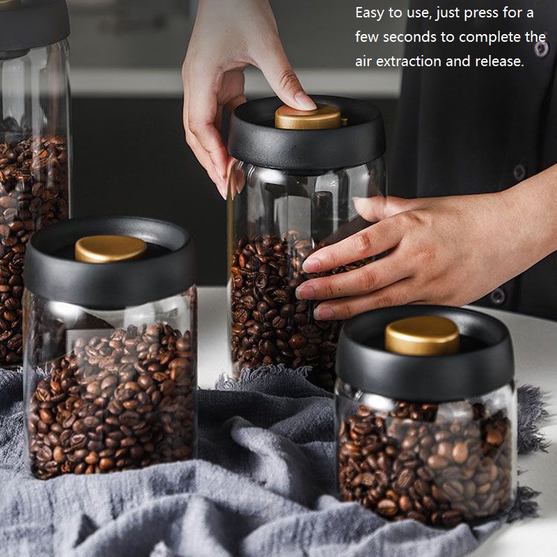 Food Storage Vacuum Containers - Yeni Fasulye Kahve Saklama Kabı Vakum