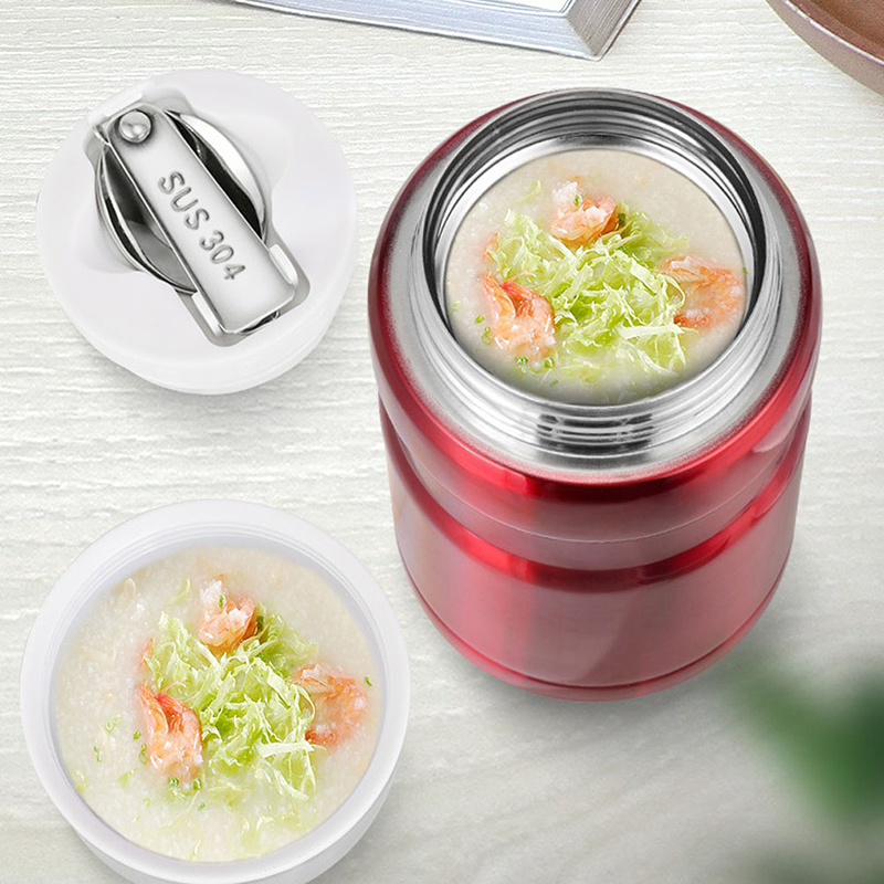Food Storage Thermos - 500/750ml paslanmaz çelik gıda kabı gıda