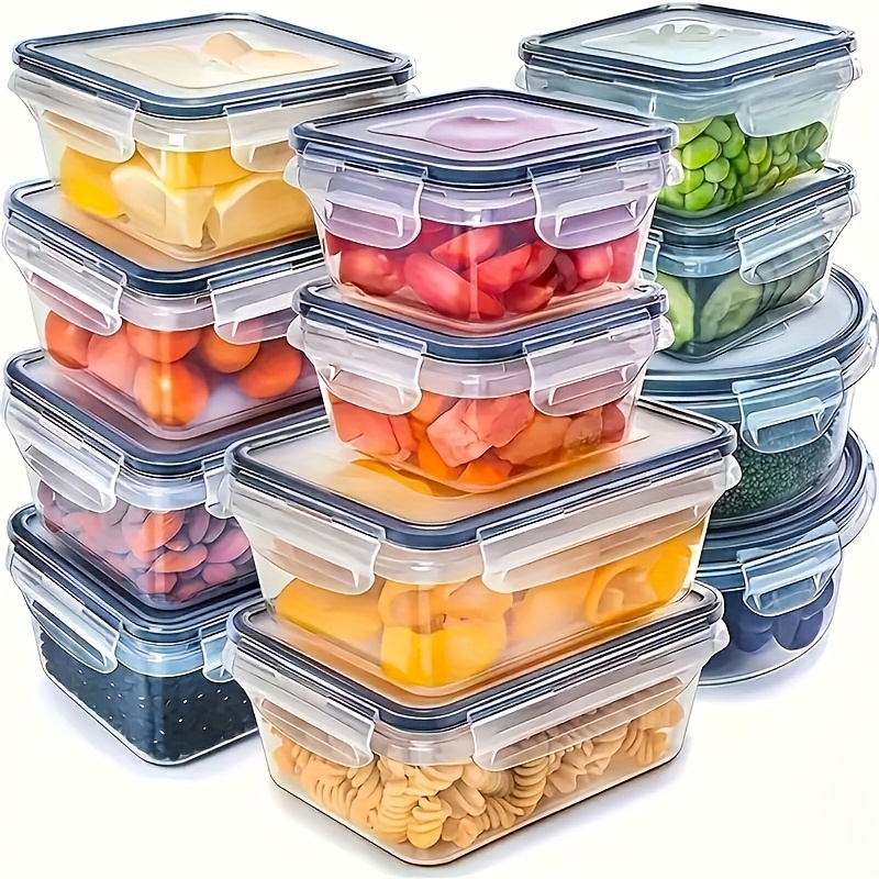 Food Storage For Camping - 8 Parça Set, 4 Kap ve