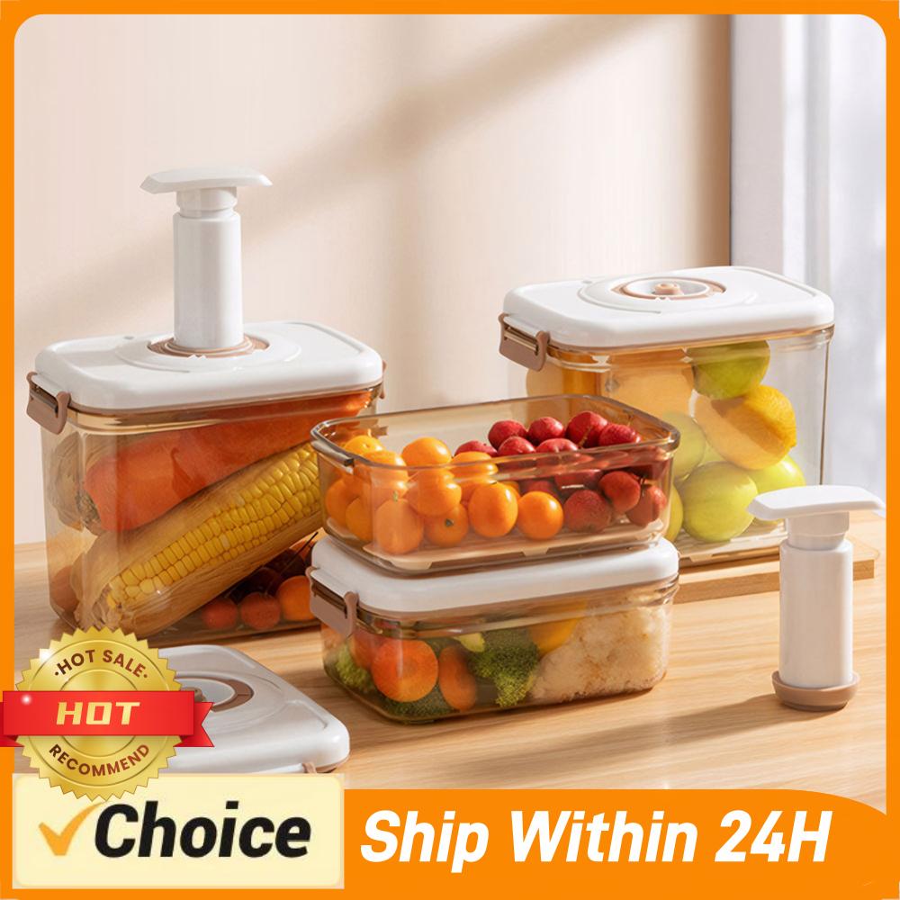 Food Storage Vacuum Containers - Vakumlu Gıda Saklama Kabı, Vakum Pompası