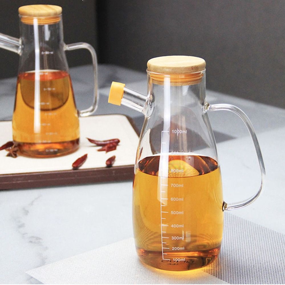 Food Storage Glass Containers Large - Yeni Gıda sınıfı Yağ Dağıtıcı Şişe