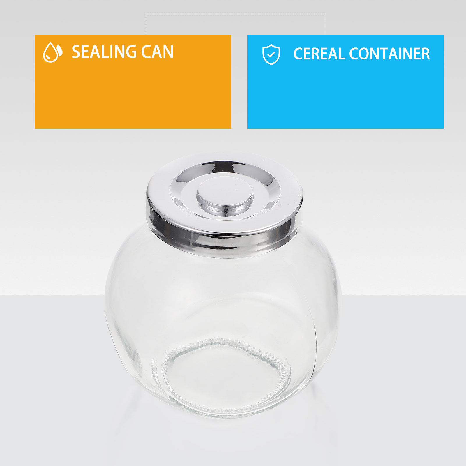 Food Storage Jars Plastic - 2 Adet Meyve Reçeli Saklama Şişesi