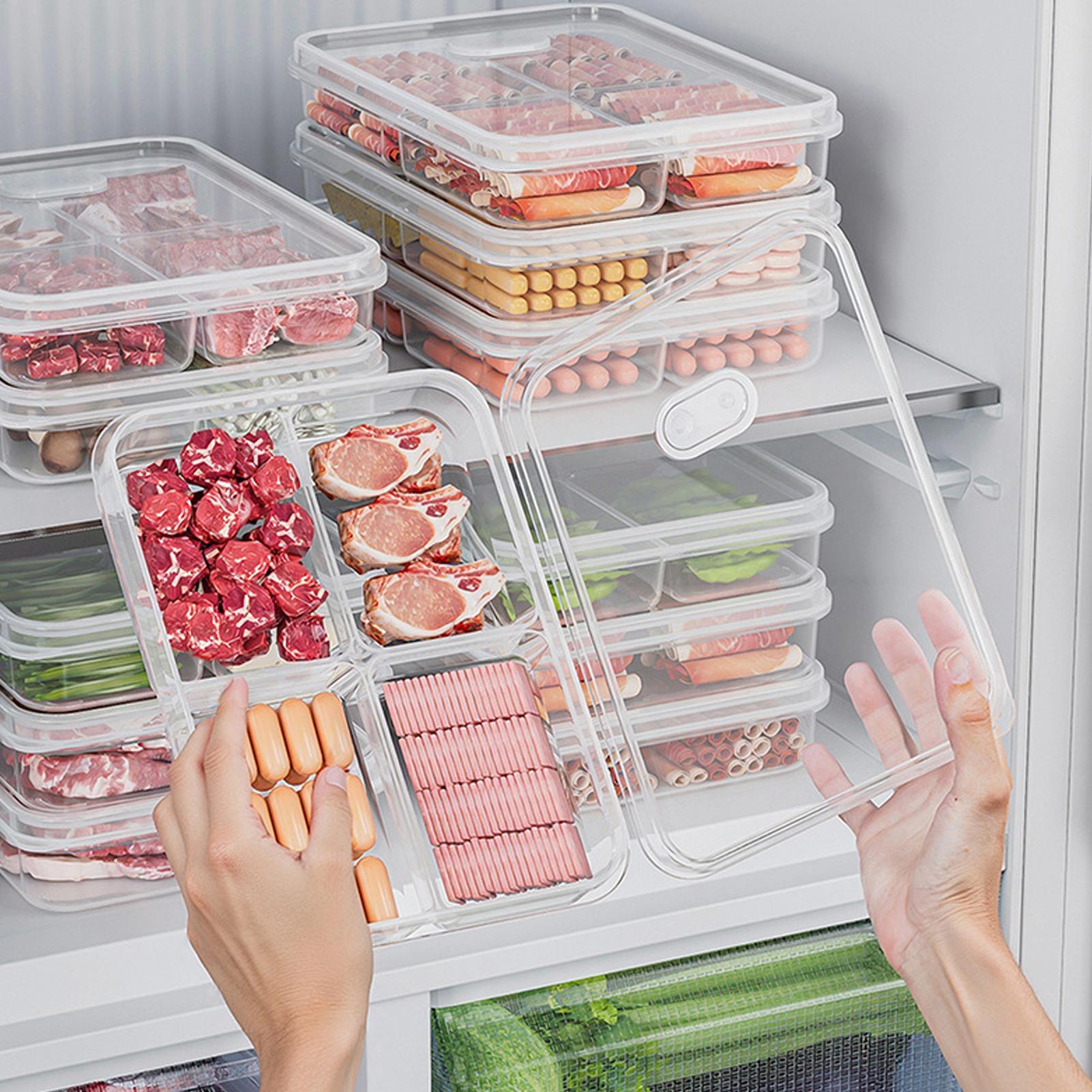 Food Storage Jars Plastic - 1 Adet Buzdolabı Saklama Kutusu Et