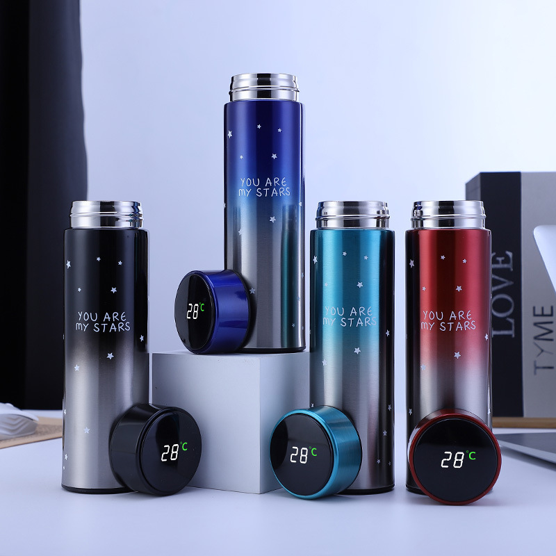 Food Storage Thermos - Akıllı paslanmaz çelik termal şişe ekran