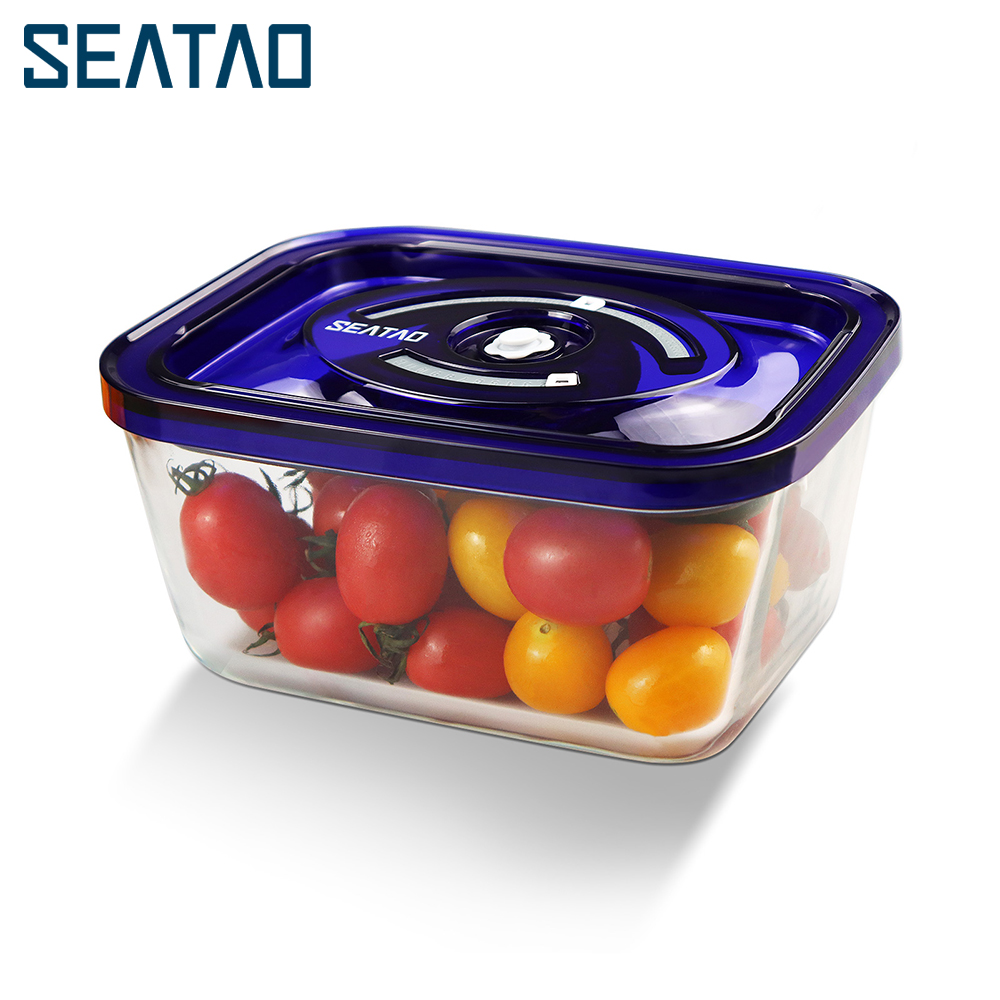 Food Storage Vacuum Containers - SEATAO cam gıda saklama kapları, kapaklı