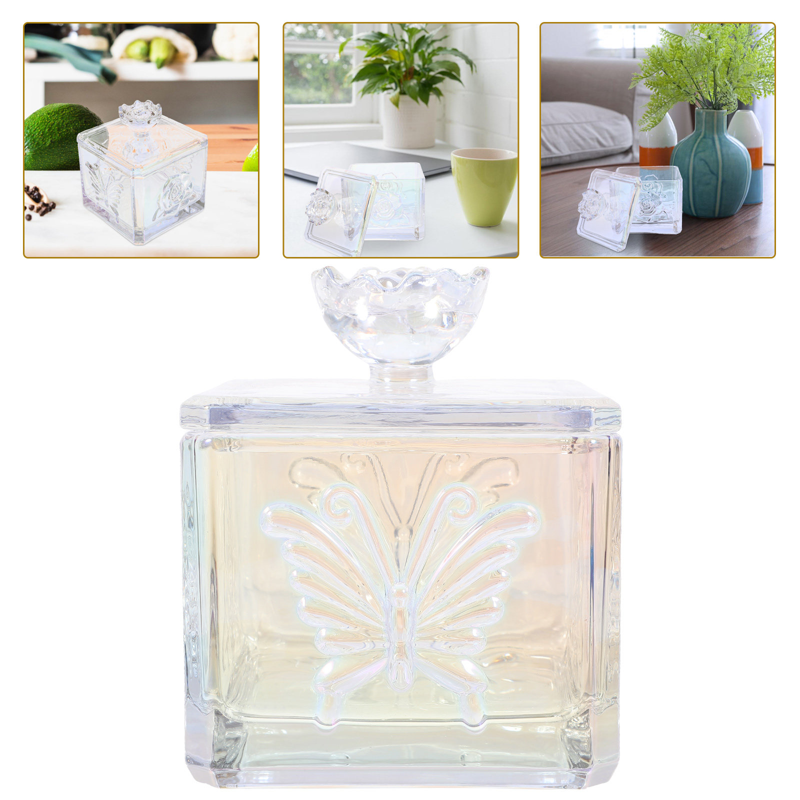 Food Storage Glass Containers Large - Hava Geçirmeyen Kapaklı Cam Gıda Saklama