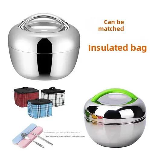 Food Storage Thermos - Vakum Kalın Paslanmaz Çelik Gıda Saklama