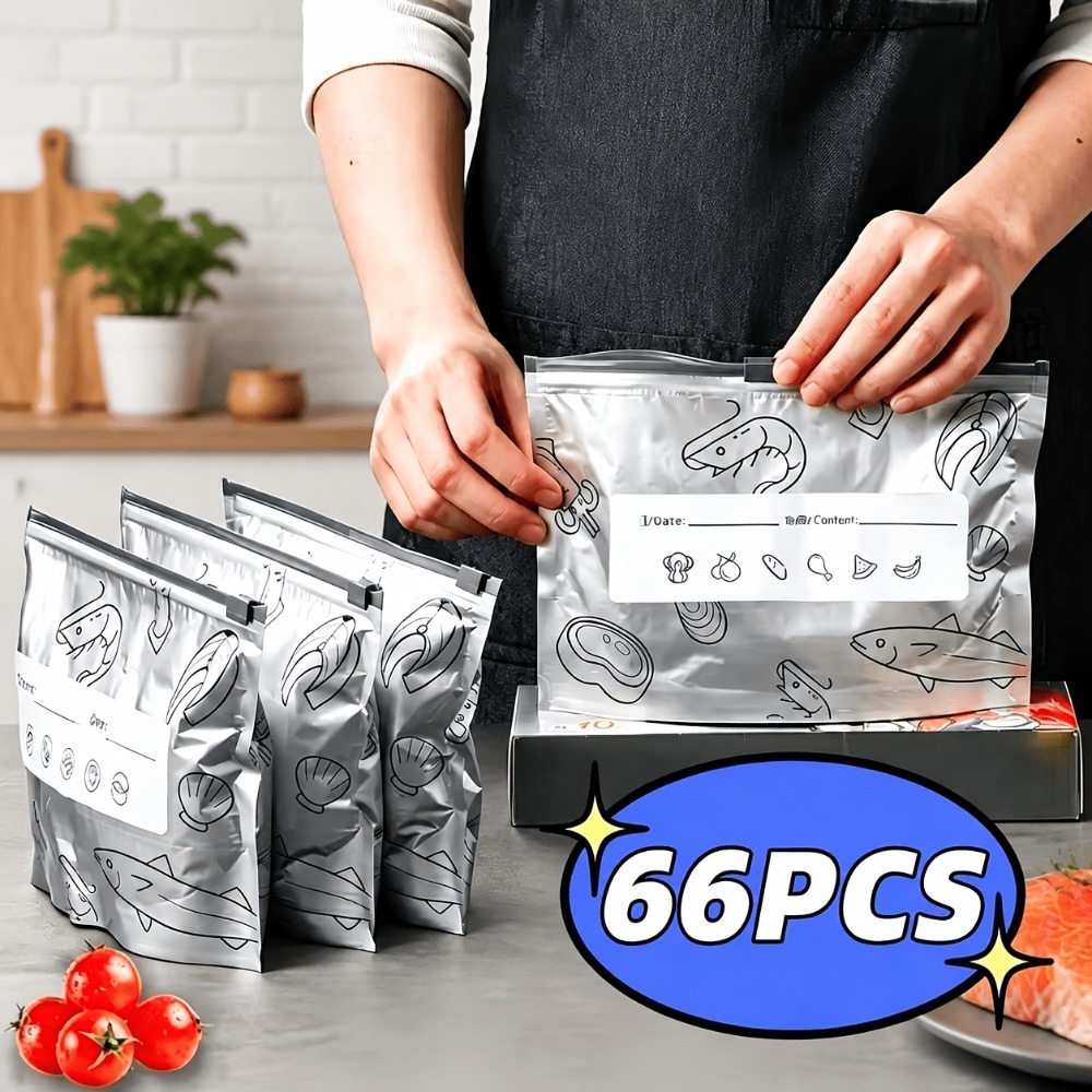 66 Adet Alüminyum Folyo Gıda S - Food Storage Zipper Bags incelemesi ve fiyatı