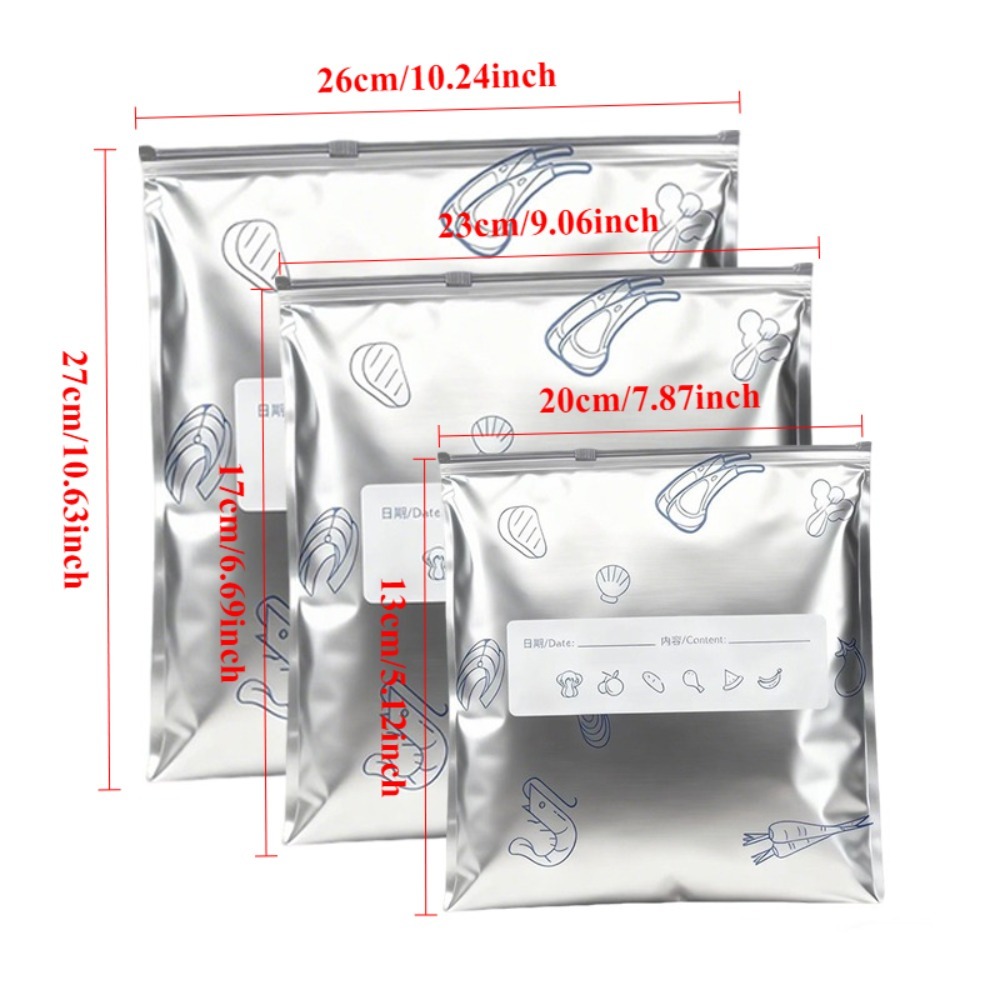 66 Adet Alüminyum Folyo Gıda S - Food Storage Zipper Bags incelemesi ve fiyatı