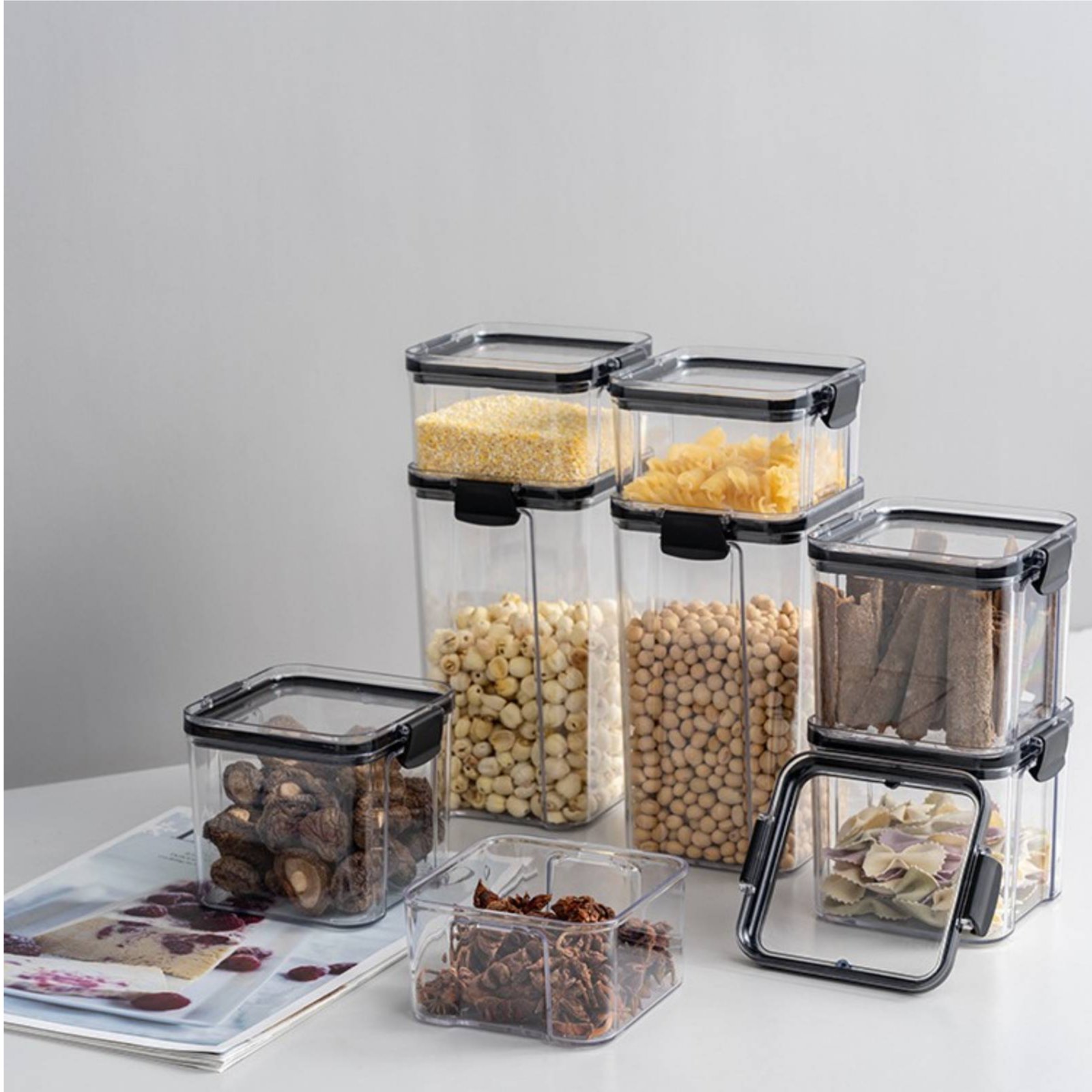 Hava Geçirmez Gıda Saklama Kab - Food Storage Jars Plastic incelemesi ve fiyatı