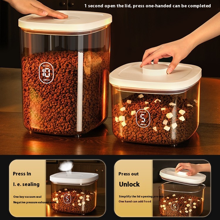 Kedi Maması Saklama Kovası, Mü - Food Storage Vacuum Containers incelemesi ve fiyatı