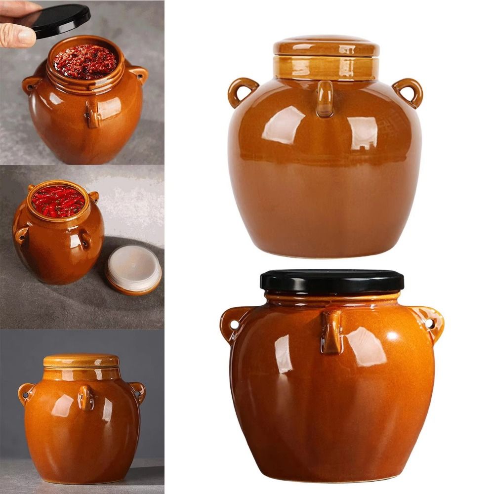 Büyük Kapasiteli Seramik Turşu - Food Storage Jars With Lids incelemesi ve fiyatı