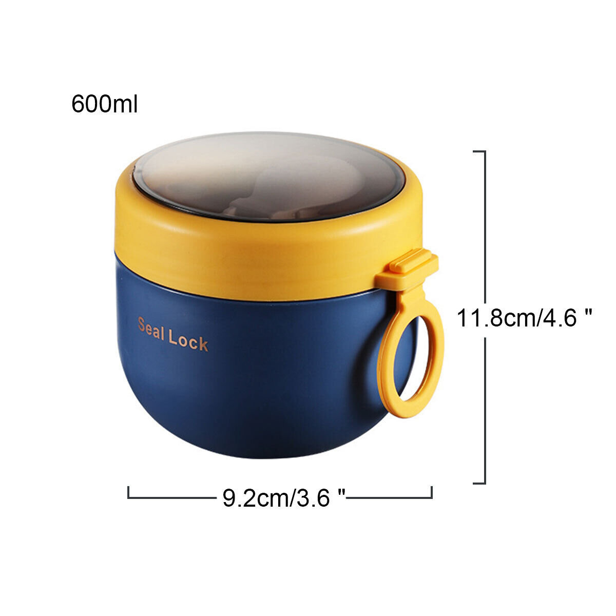 600ML paslanmaz çelik öğle yem - Food Storage Thermos incelemesi ve fiyatı