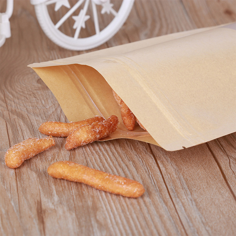 50 Adet Kraft Kağıt Fermuarlı  - Food Storage Zipper Bags incelemesi ve fiyatı