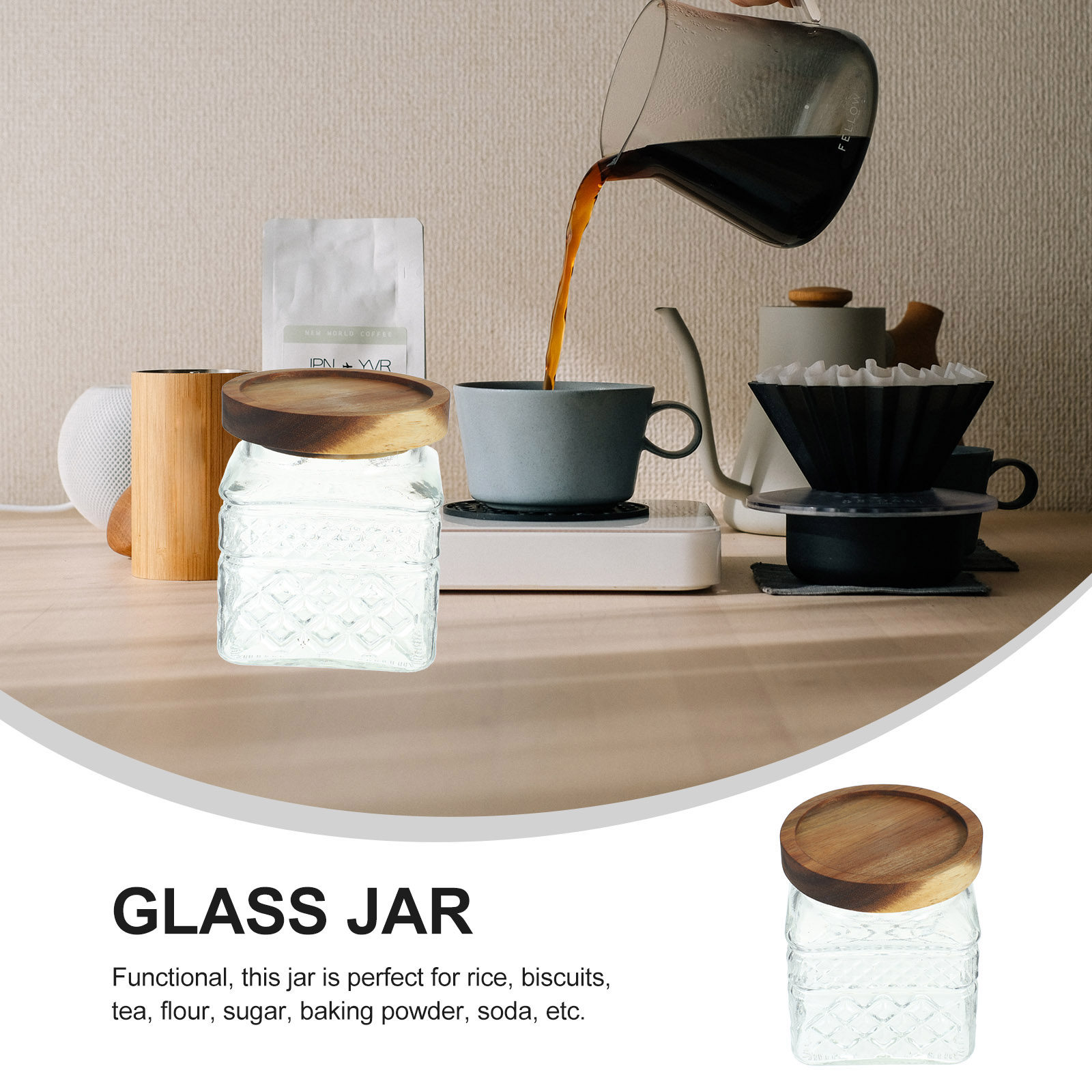 Cam Saklama Kavanozu Hava Geçi - Food Storage Glass Containers Large incelemesi ve fiyatı