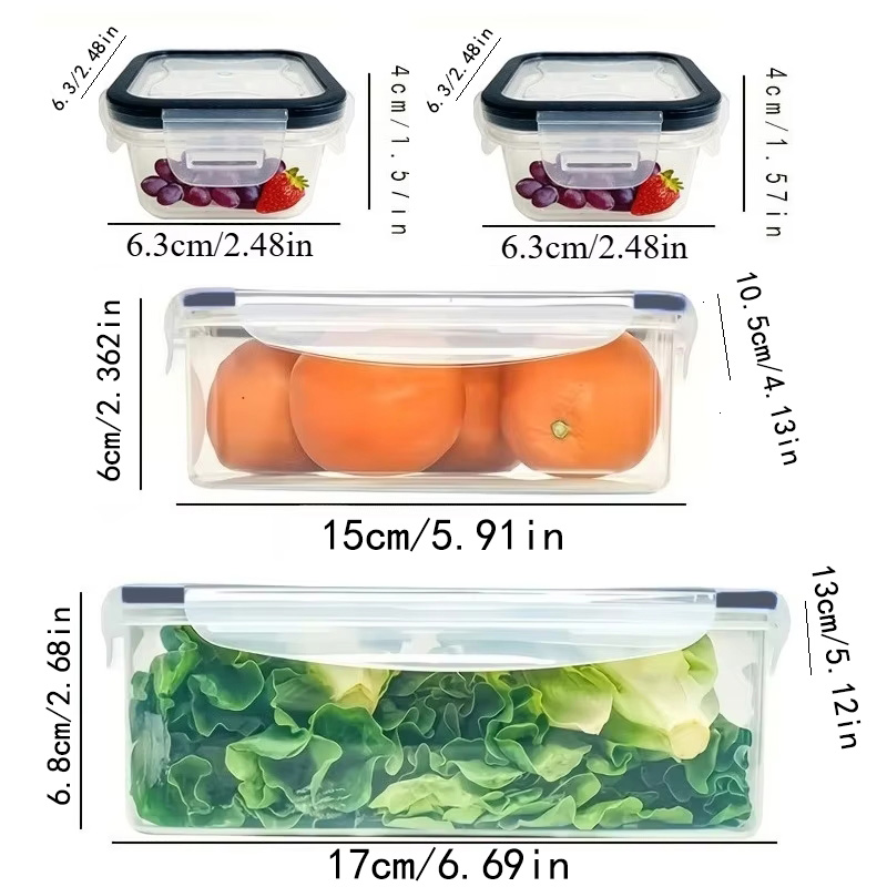 8 Parça Set, 4 Kap ve 4 Kapak  - Food Storage For Camping incelemesi ve fiyatı