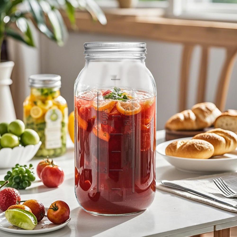 2000ML Geniş Ağızlı Mason Cam  - Food Storage Glass Containers Large incelemesi ve fiyatı