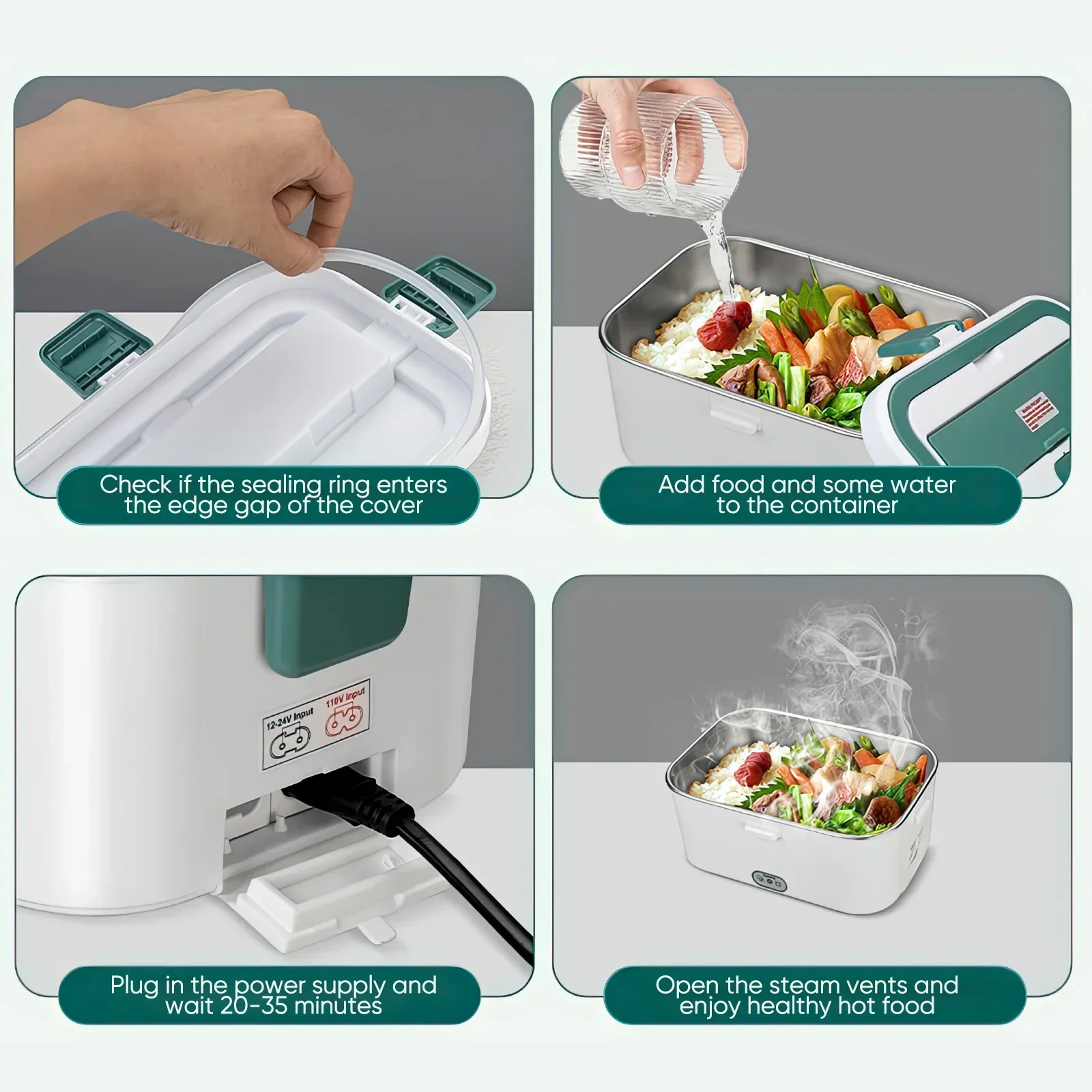 Elektrikli Öğle Yemeği Kutusu  - Food Storage For Camping incelemesi ve fiyatı