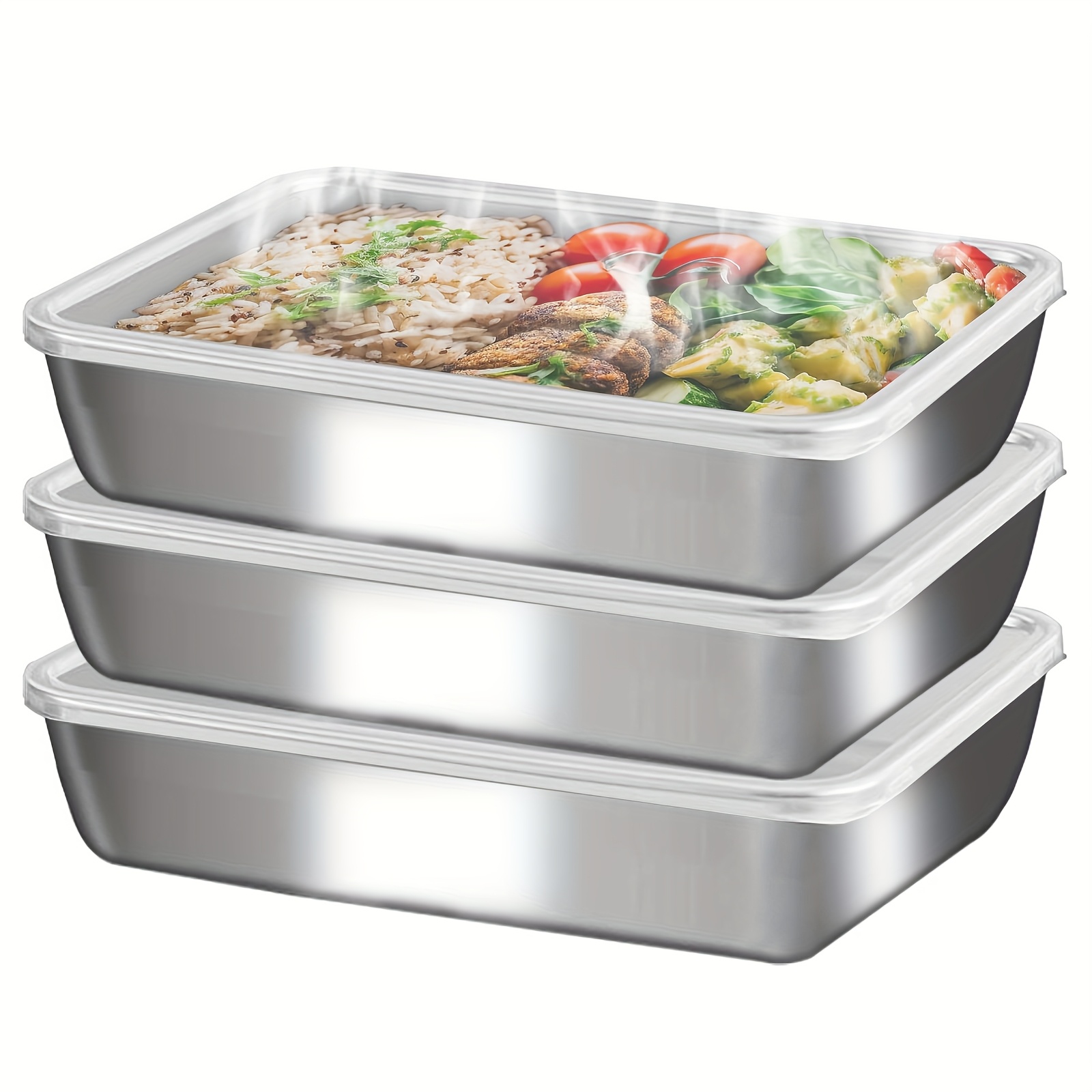 3 adet Paslanmaz Çelik Gıda Sa - Food Storage For Camping incelemesi ve fiyatı