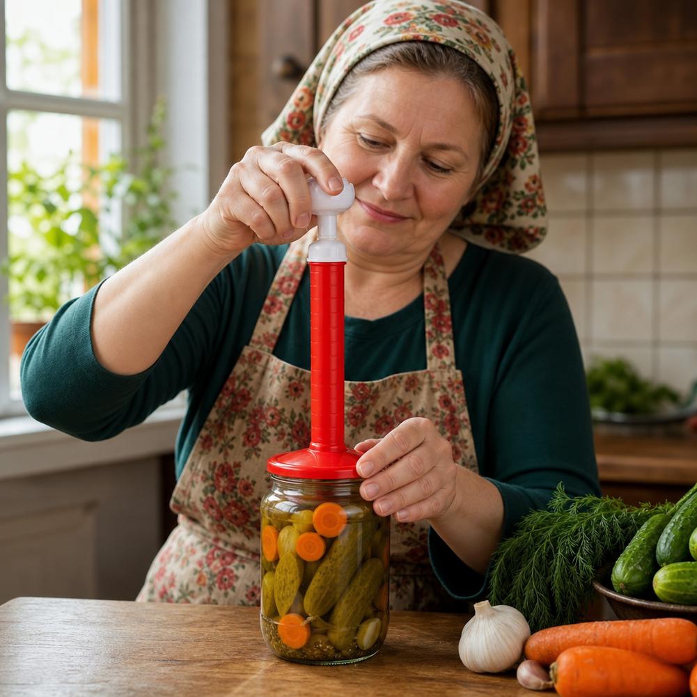 Vakumlu Kavanoz Kapakları Vaku - Food Storage Jars With Lids incelemesi ve fiyatı