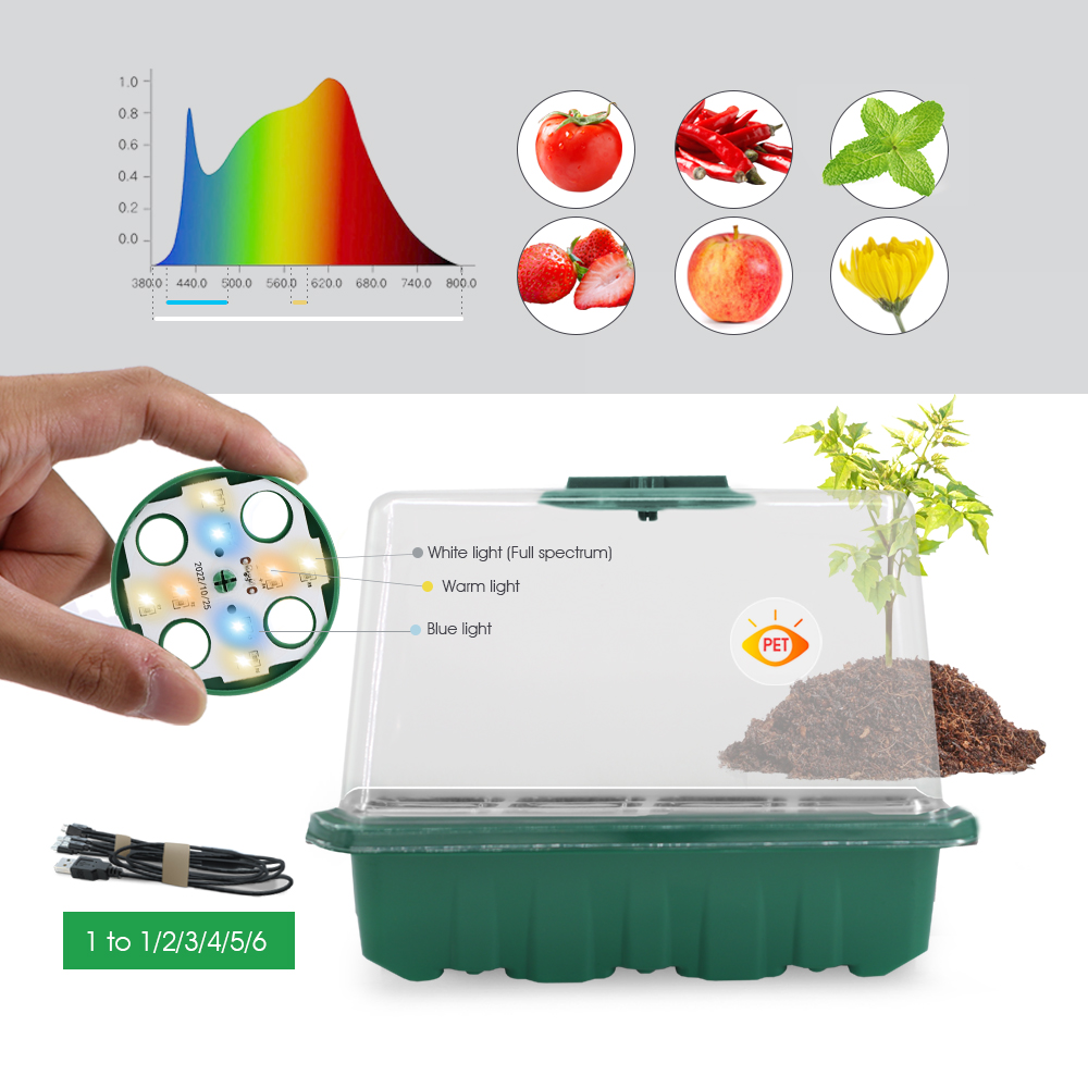 Büyümek Işık ile LED Fidanlık  - Food Storage Plants incelemesi ve fiyatı