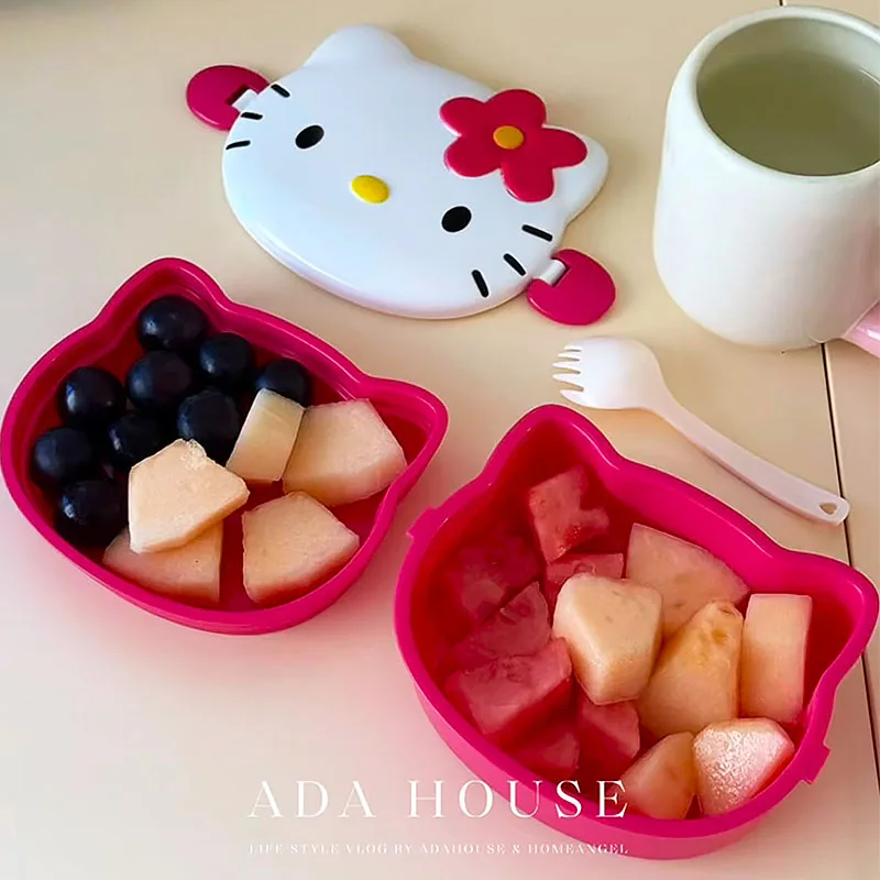 Sevimli Hello Kitty Şeklinde Ö - Food Storage Jars Plastic incelemesi ve fiyatı