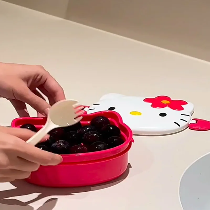 Sevimli Hello Kitty Şeklinde Ö - Food Storage Jars Plastic incelemesi ve fiyatı