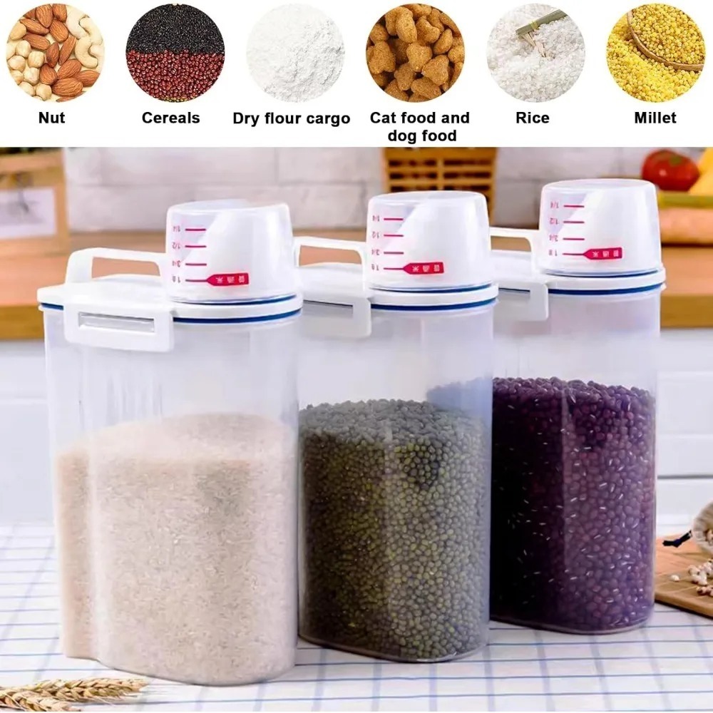 Pirinç Kuru Gıda Saklama Kabı  - Food Storage Jars Plastic incelemesi ve fiyatı
