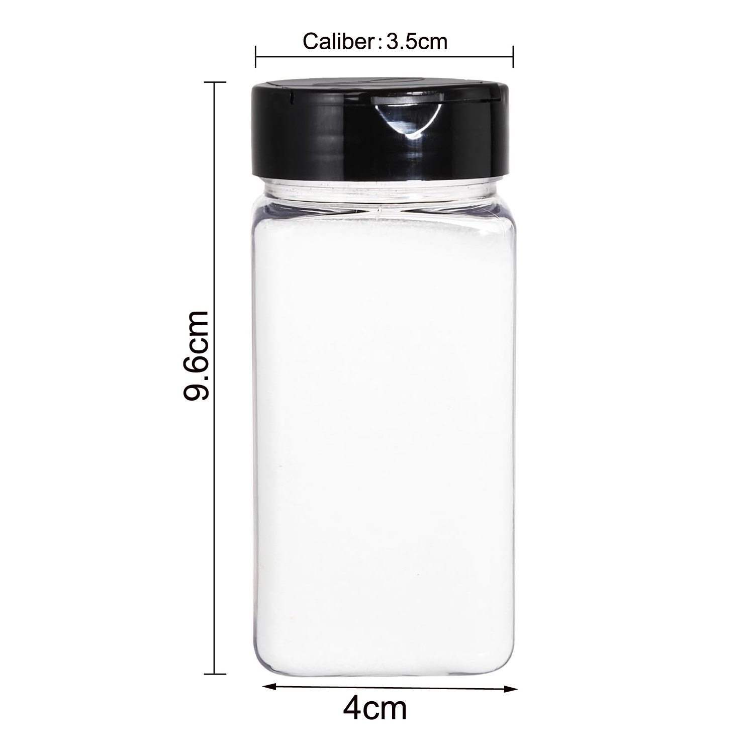Kare Büyük Plastik Baharat Kav - Food Storage Jars With Lids incelemesi ve fiyatı